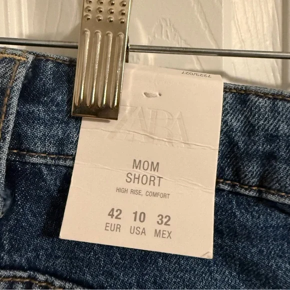 NWT Zara Mom shorts - Picture 3 of 3